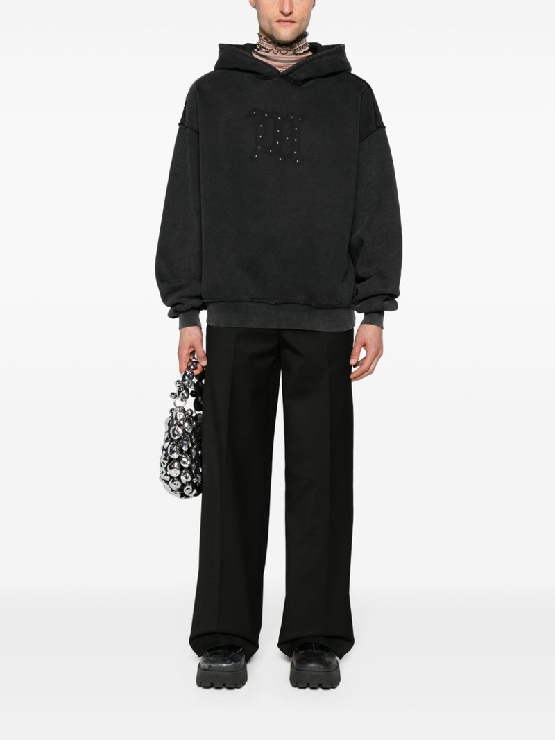 MISBHV logo-print cotton hoodie outlook
