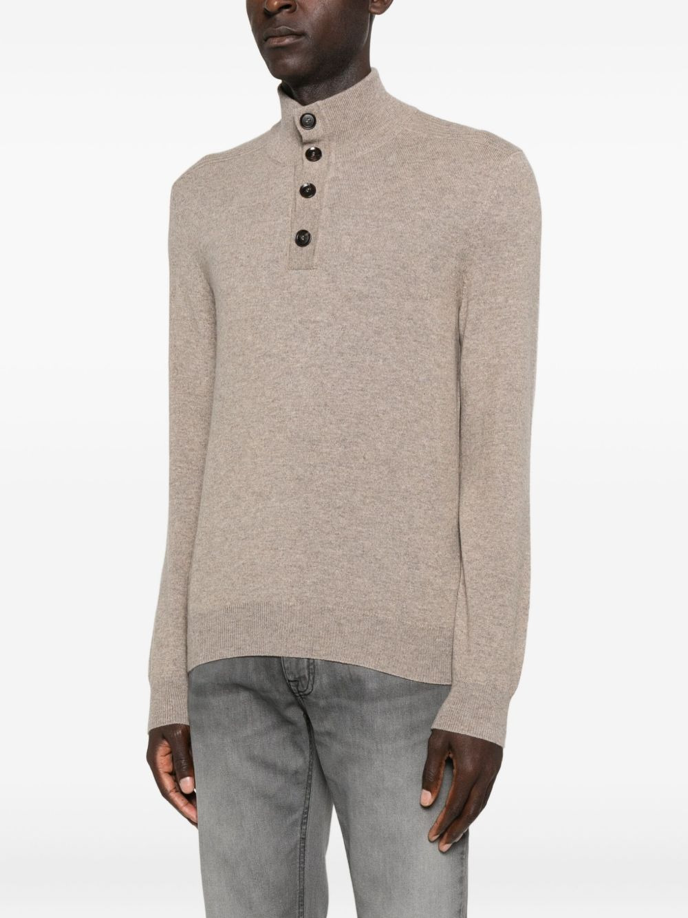 high-neck sweater - 3