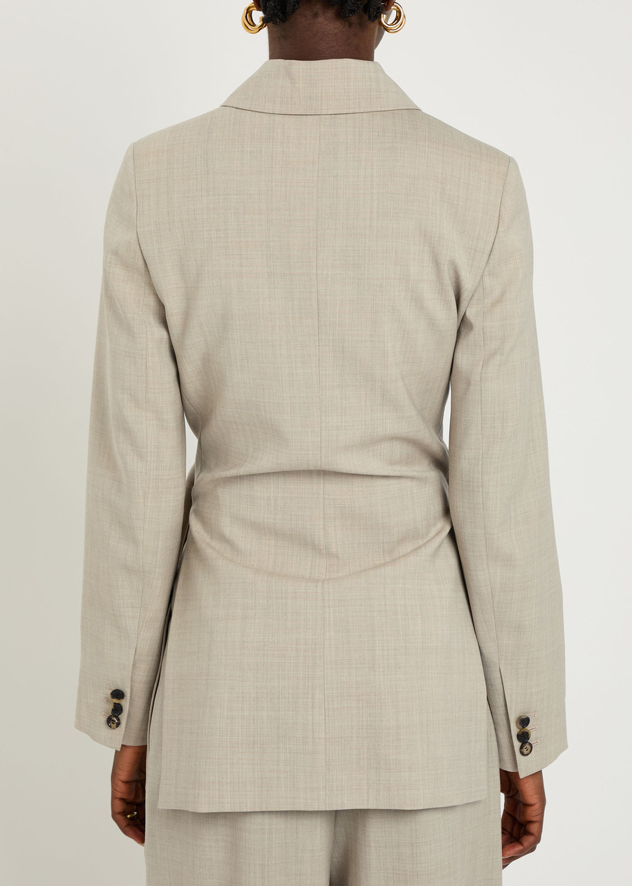 Loewe Aymmetric Wool Blazer - 3