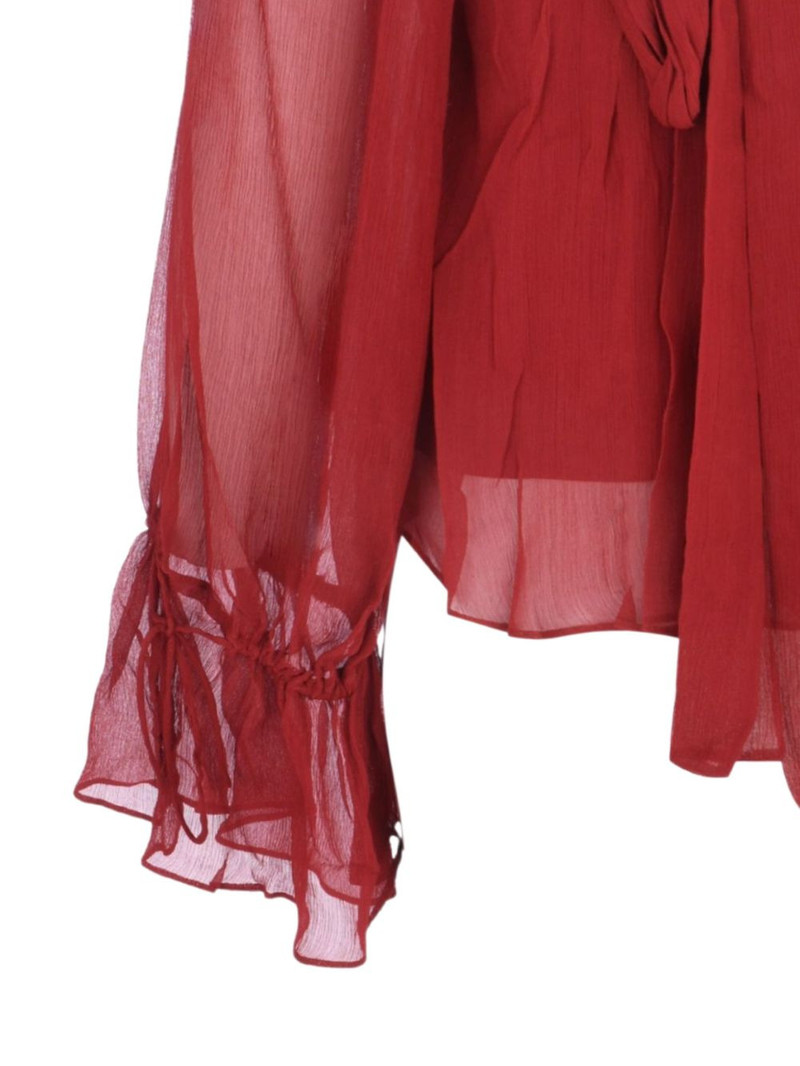 STAUD Roux ruffled top outlook