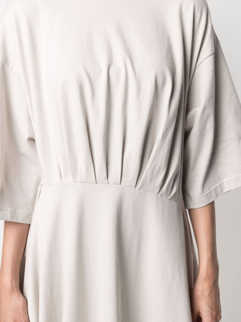 asymmetric-hem T-shirt dress 5
