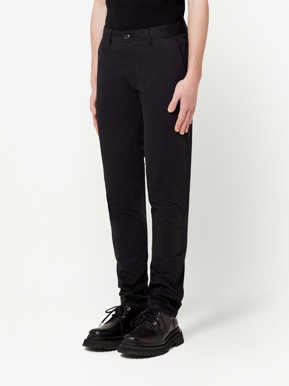 mid-rise straight-leg trousers - 5