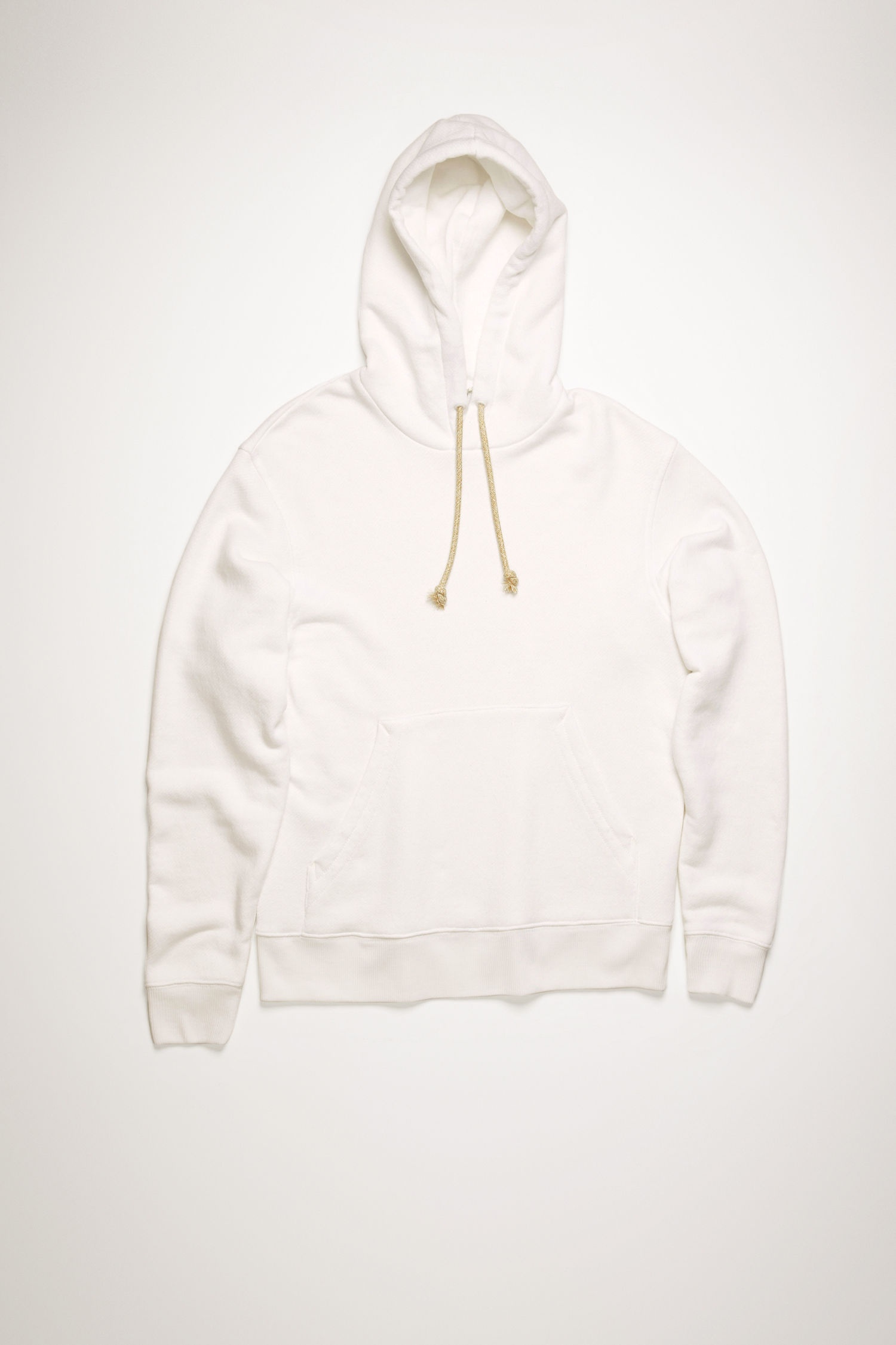 Reverse-label hooded sweatshirt optic white - 4