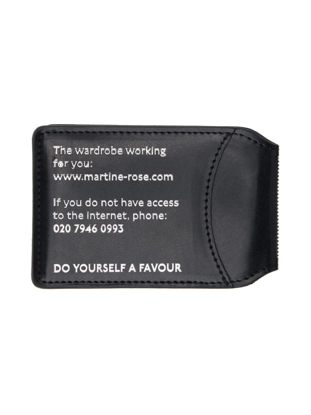 Black Foldable Wallet - 2