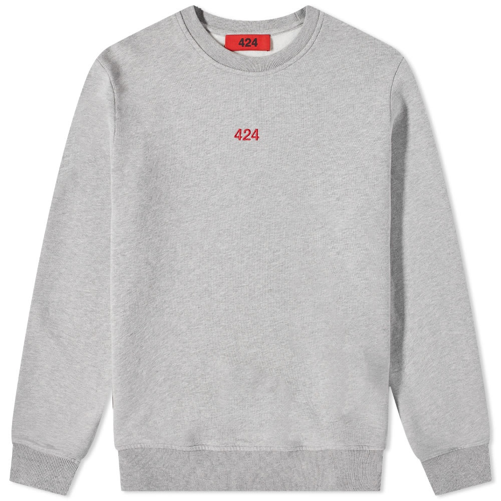 424 Alias Red Logo Crew Sweat - 1