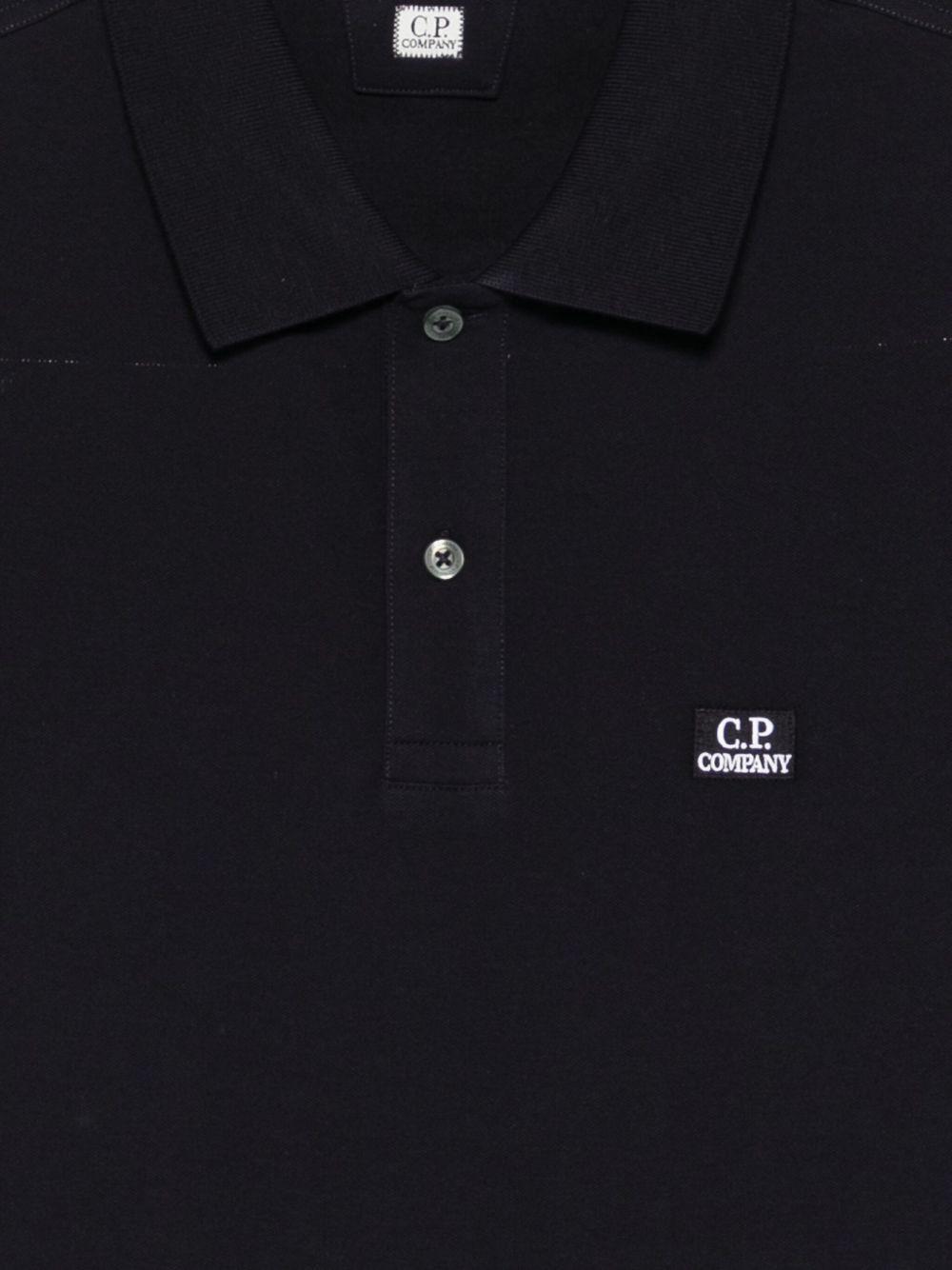 logo-patch polo shirt - 3