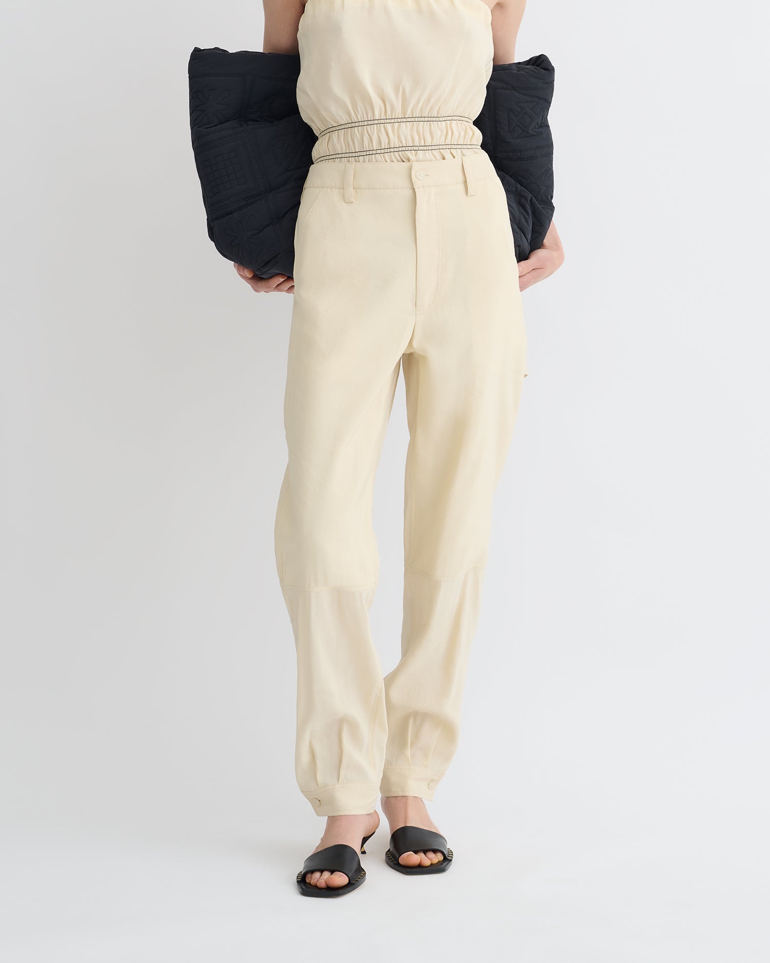 Glass Poplin Pants - 4