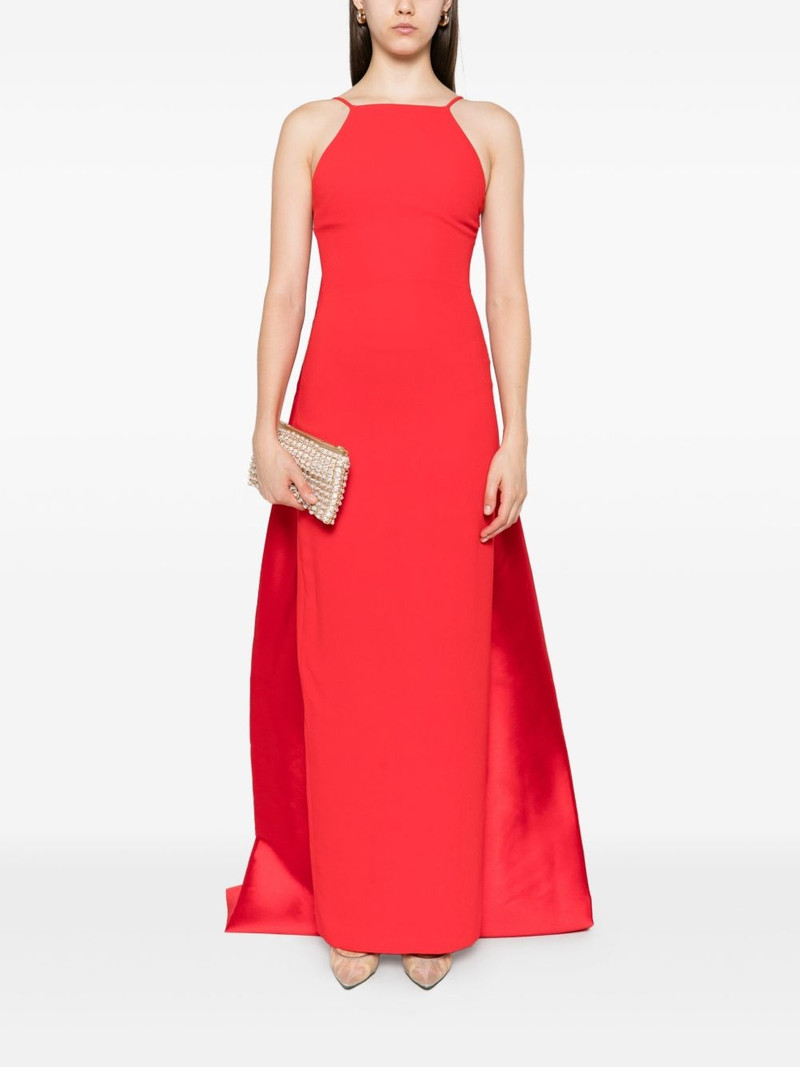 SOLACE LONDON Ulla halterneck train dress outlook