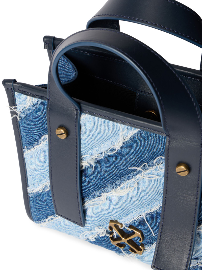 Quilting Raw Denim Tote Bag 6