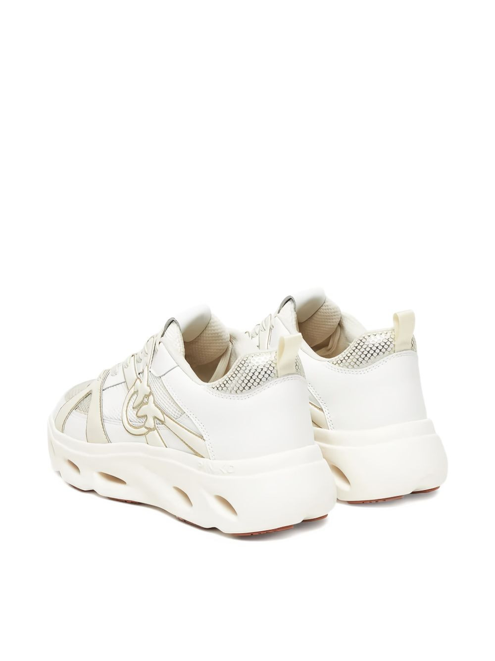 mesh-panels low-top sneakers - 5