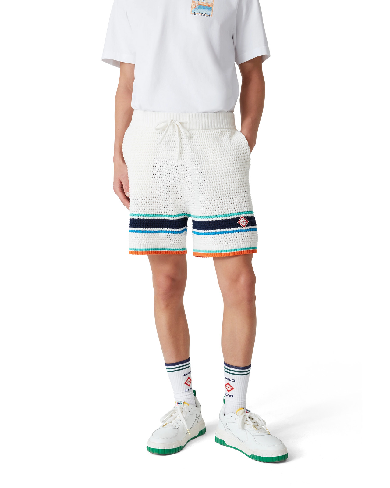 Crochet Tennis Shorts | Casablanca Paris - 4