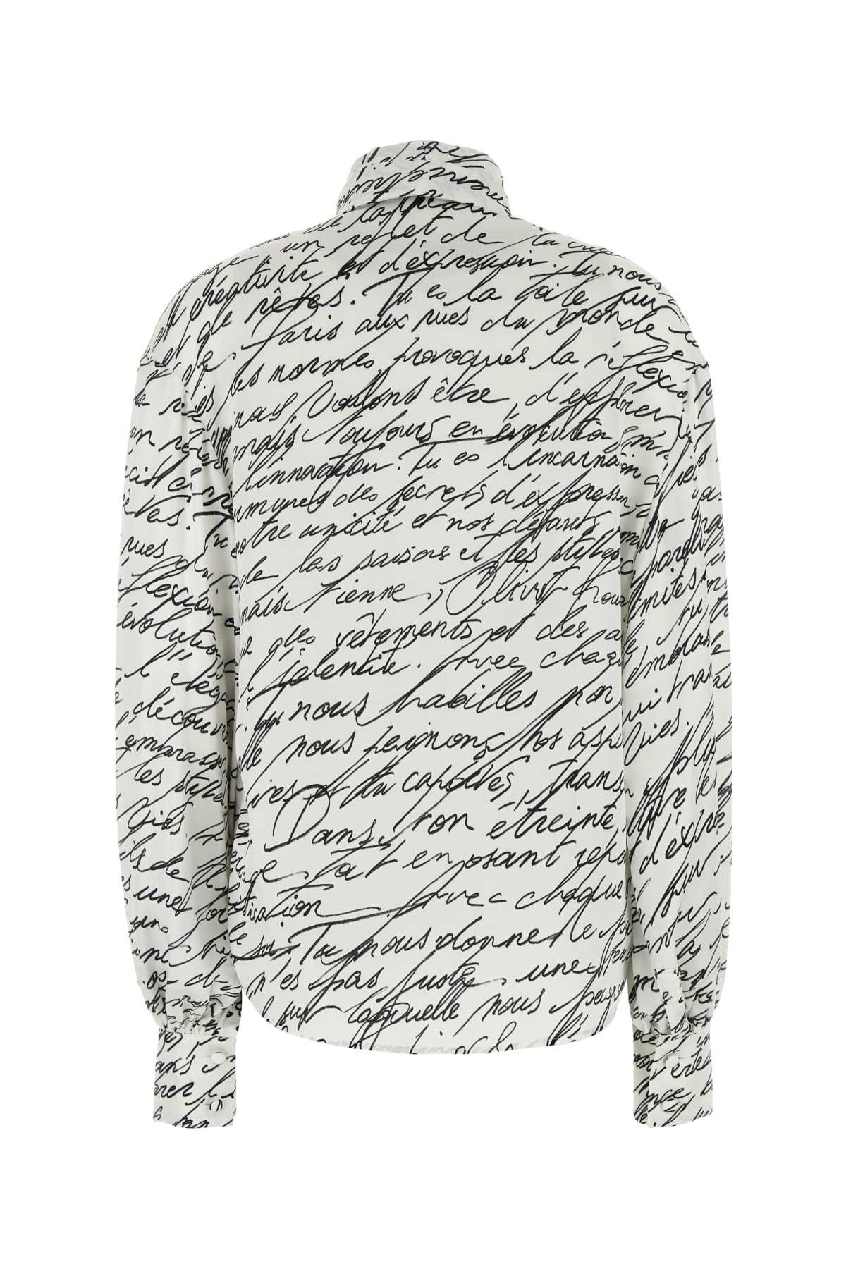 Balmain Women Printed Satin Shirt - 2