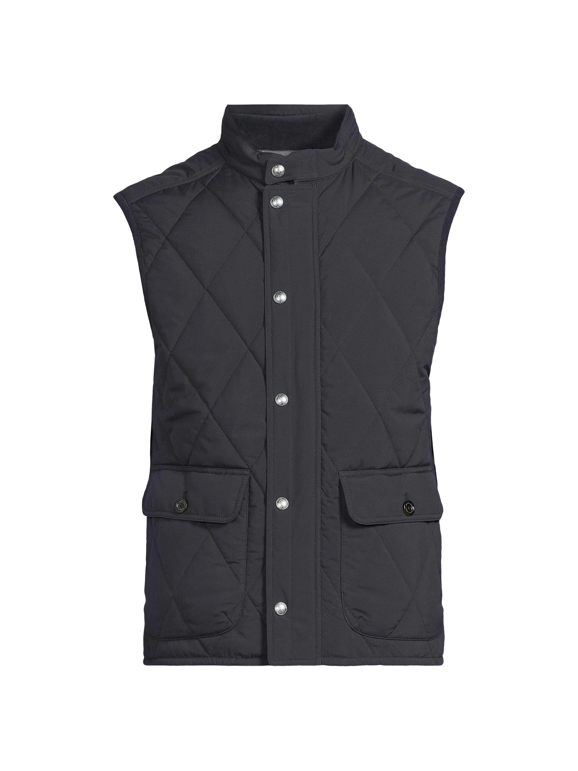 Men's Carleton Quilted Down Vest - Classic Chairman Navy - 1