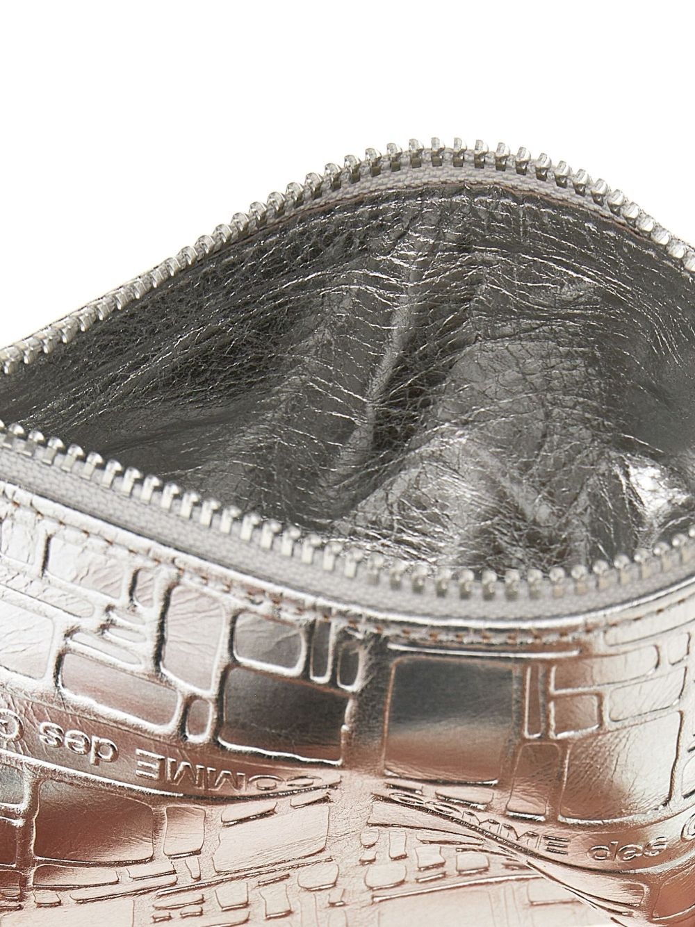logo-embossed leather purse - 3