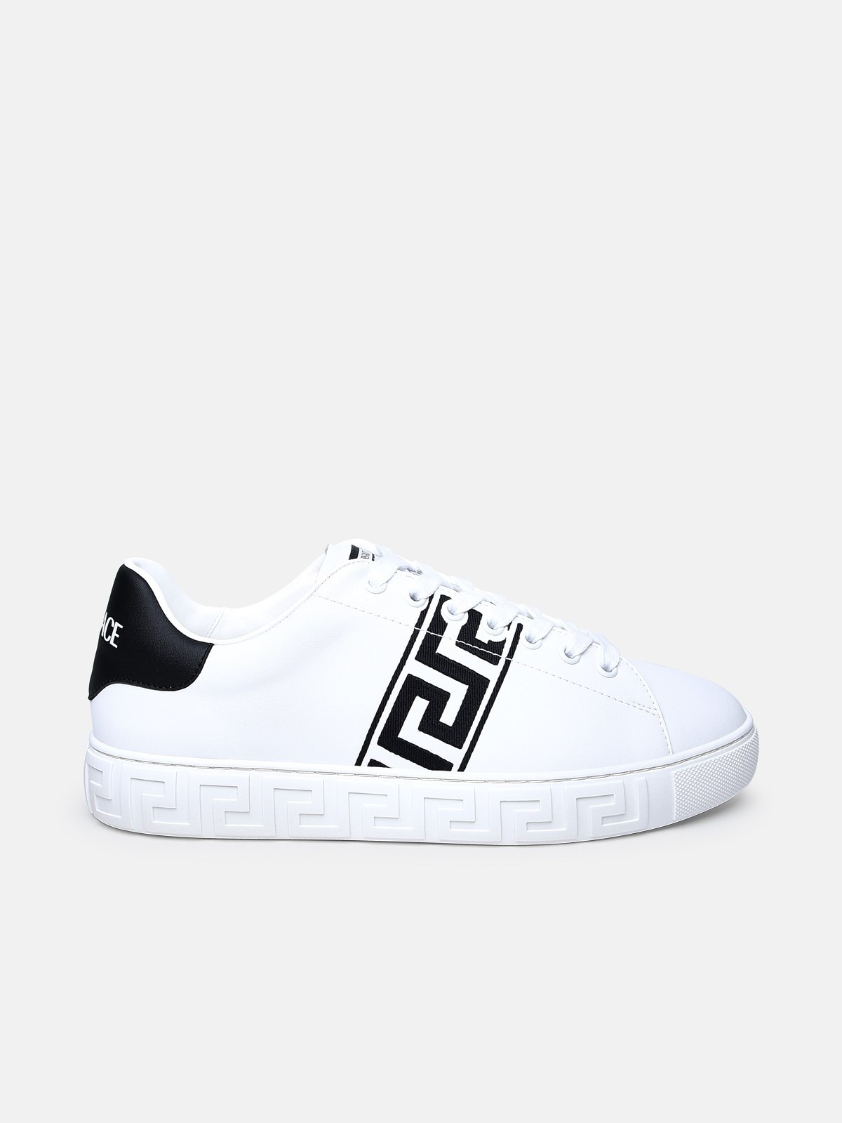 WHITE LEATHER SNEAKERS - 1