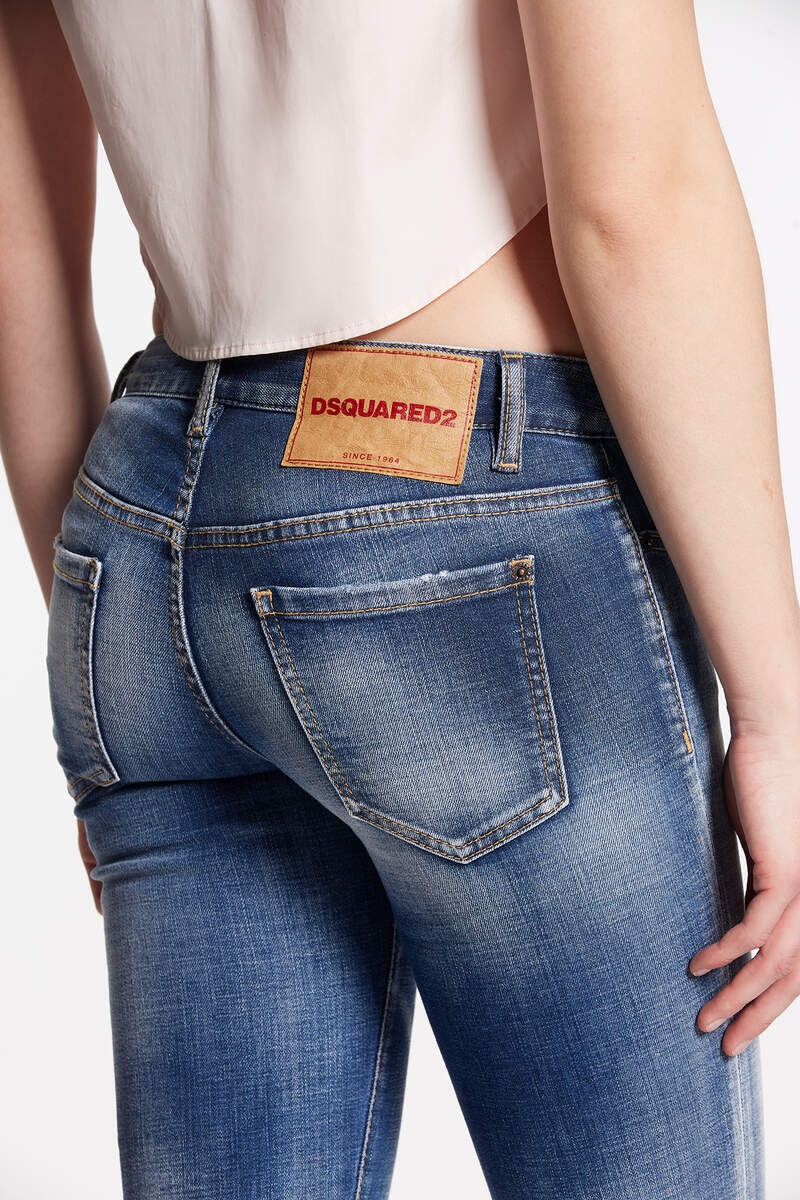 MEDIUM CLEAN WASH JENNIFER JEANS - 4
