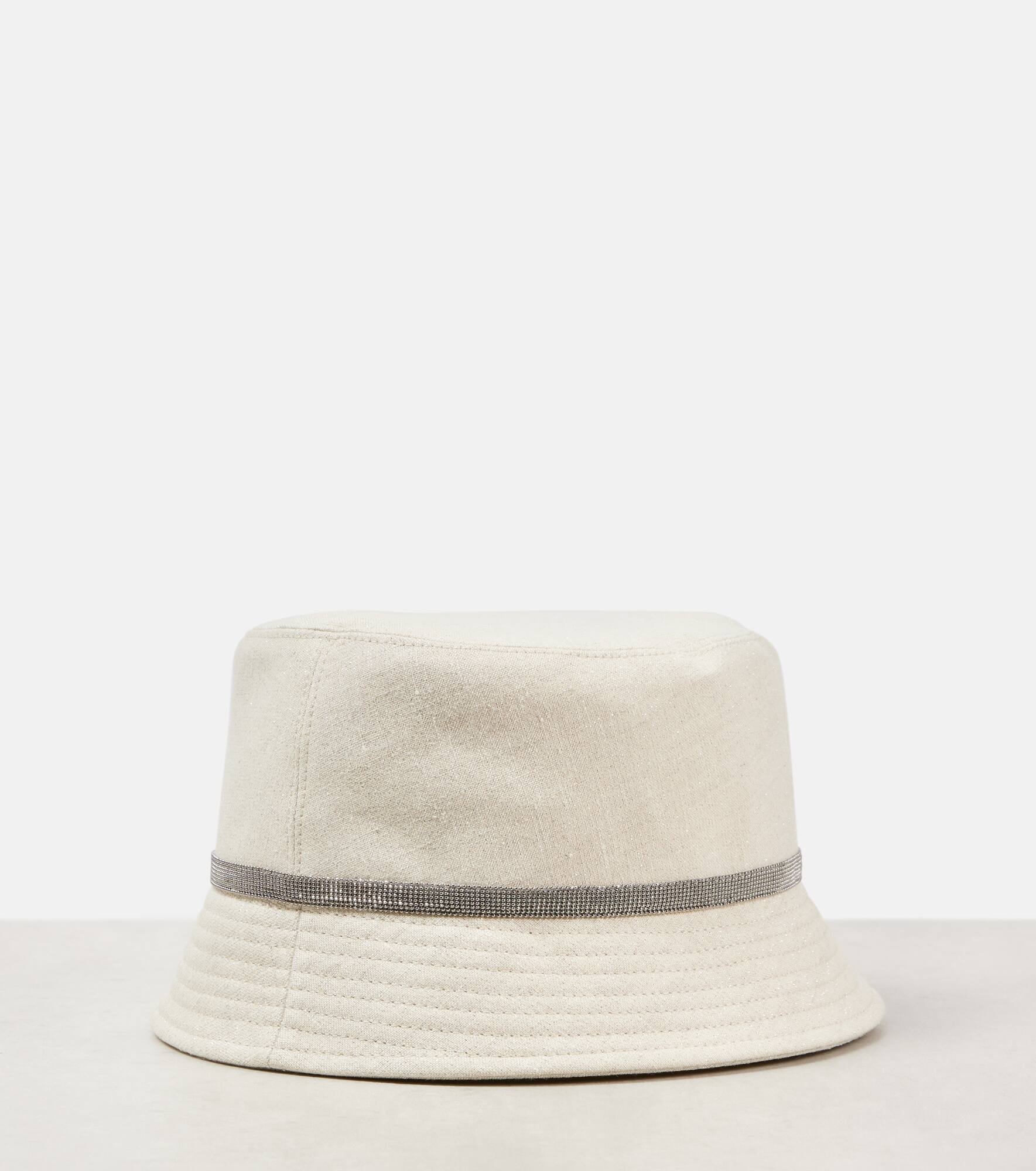 Linen canvas bucket hat - 4