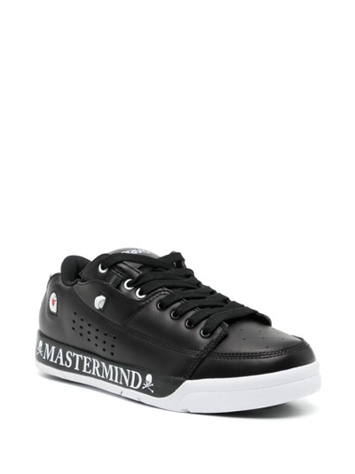 mastermind JAPAN logo-print leather sneakers outlook