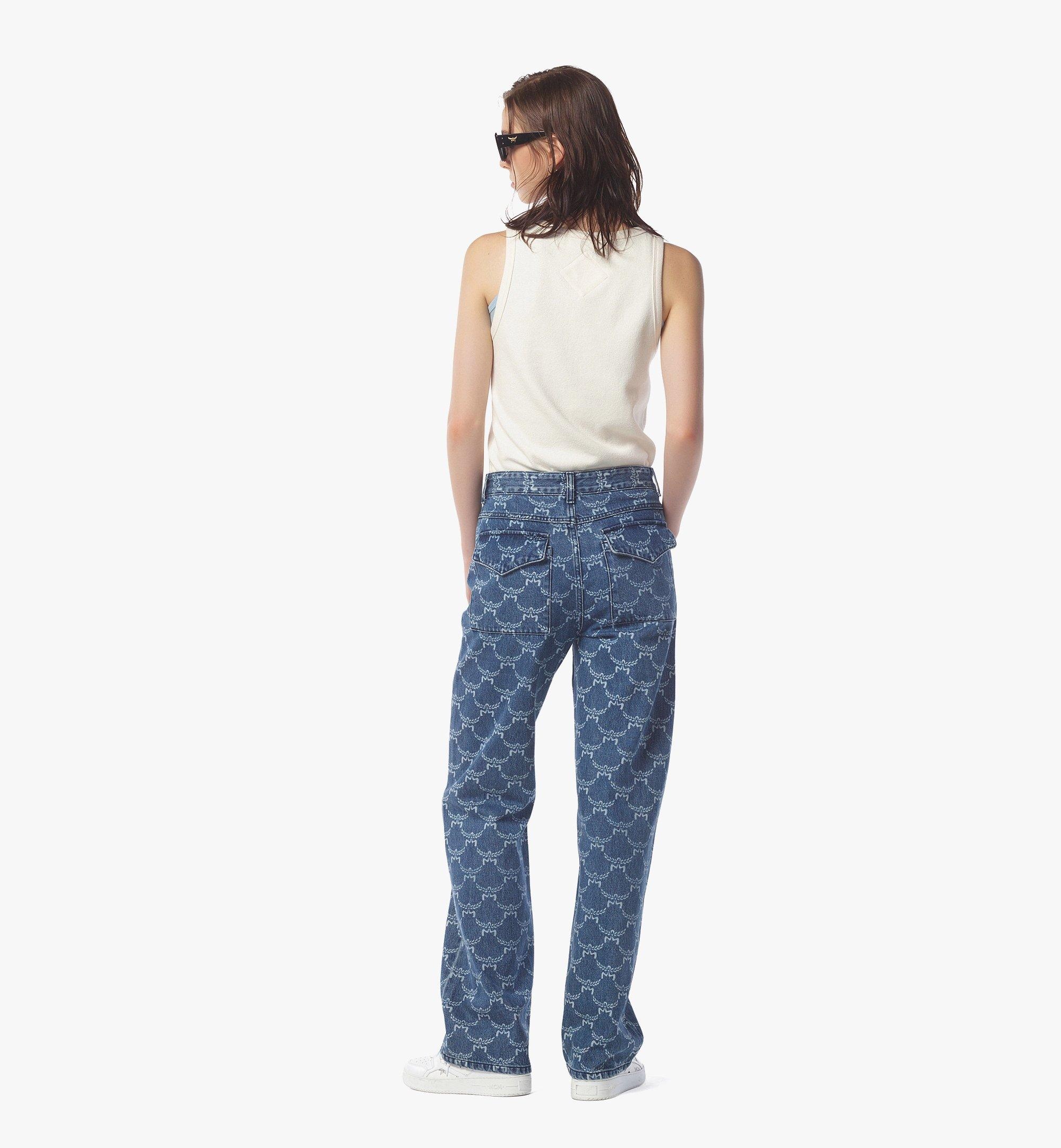 Lauretos Monogram Denim Jeans - 5