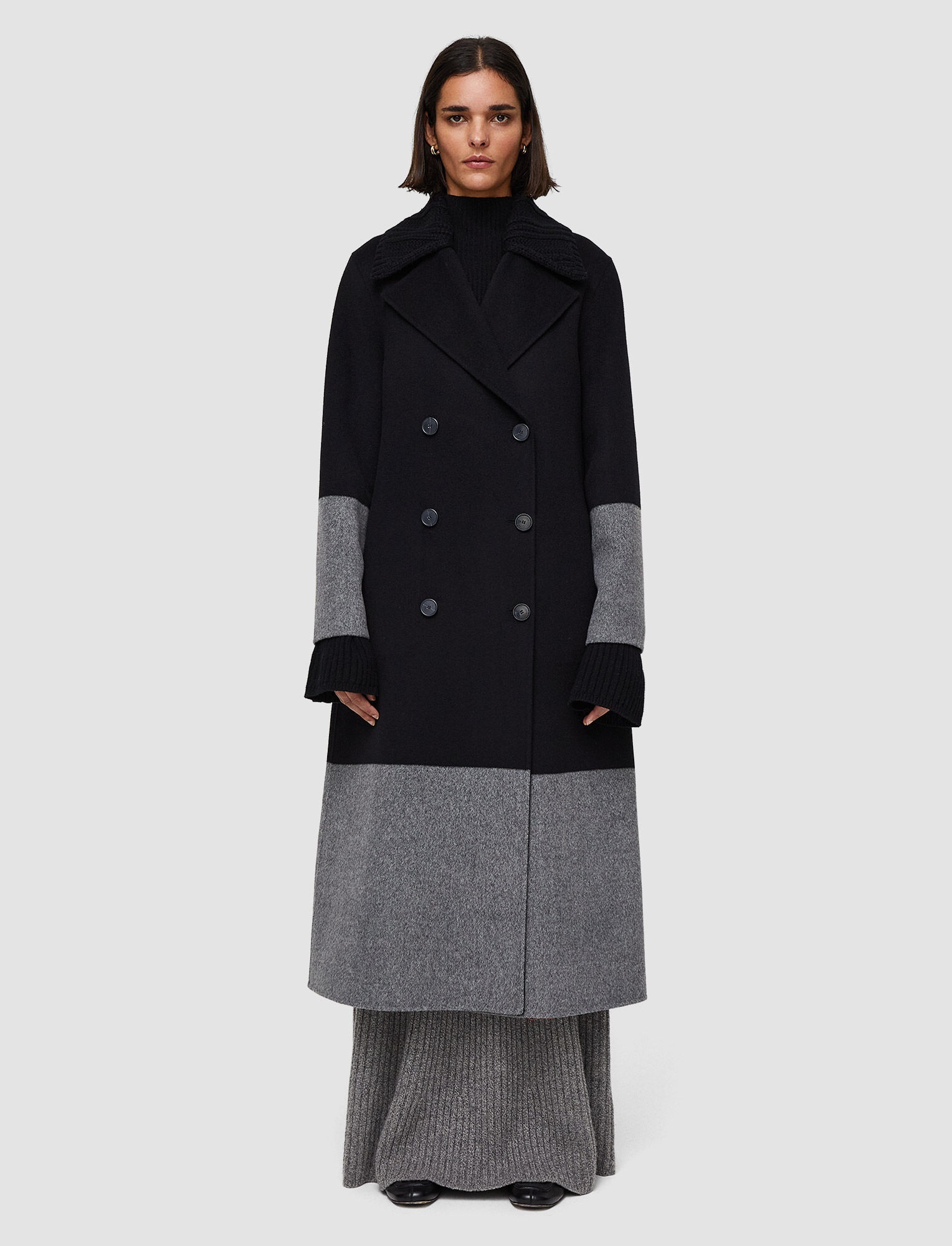 Reversible Double Face Colour Block Merton Coat - 3