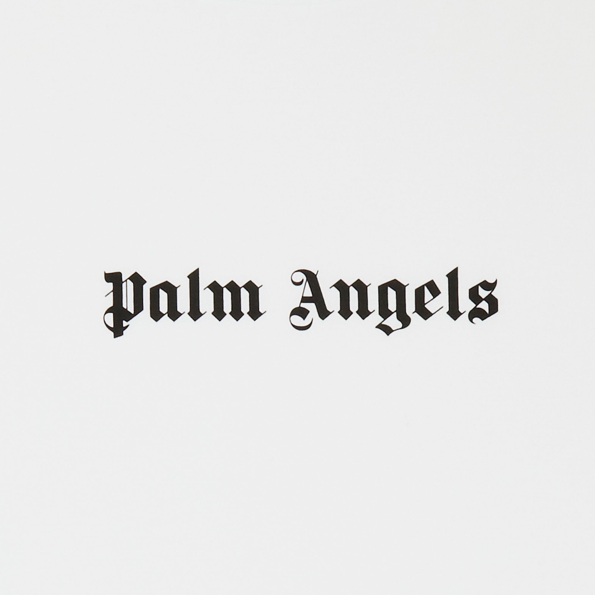 Palm Angels Logo Slim Tee 'White' - 3