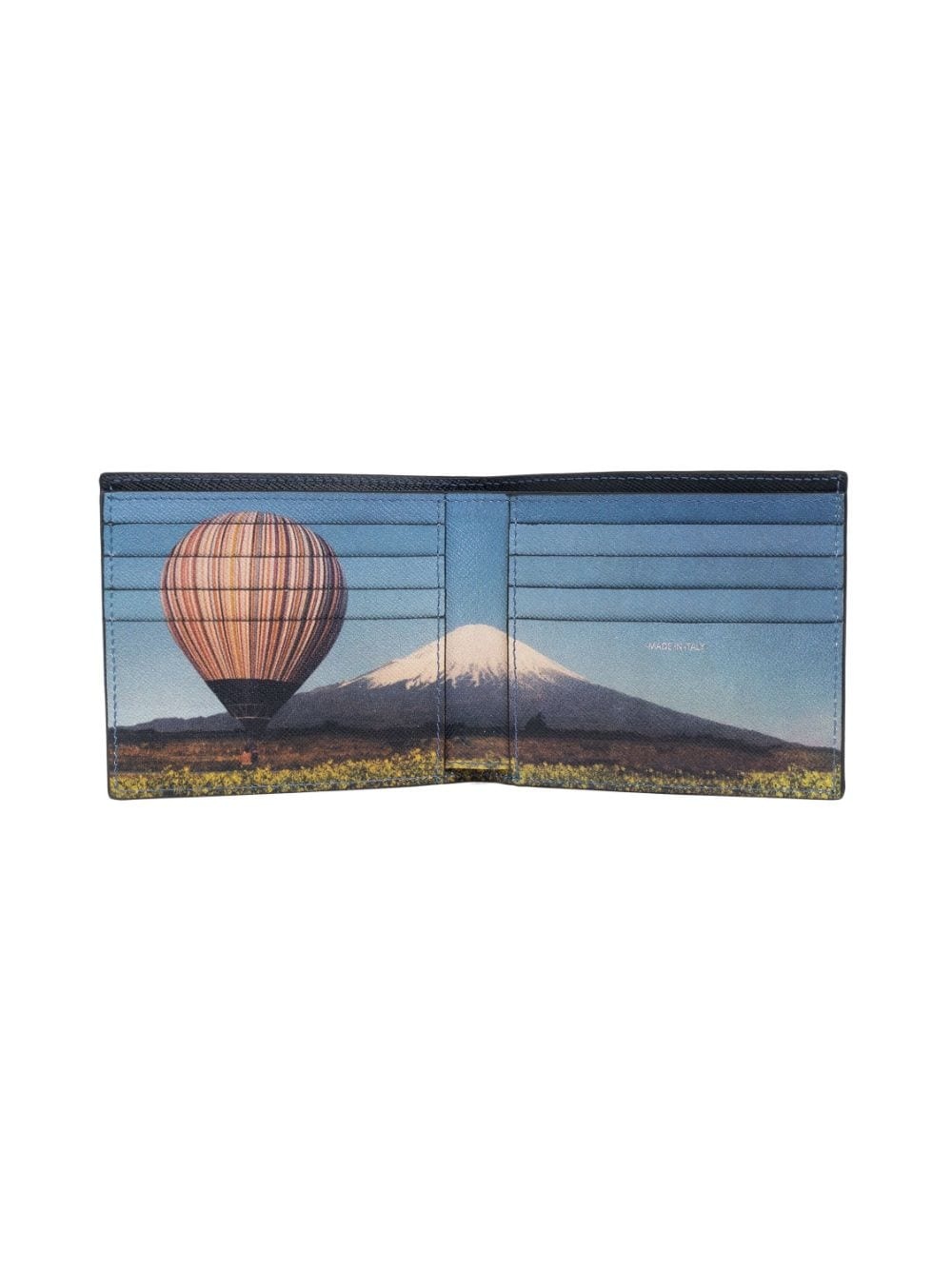 Signature Stripe Balloon Mount Fuji-lined cardholder - 2