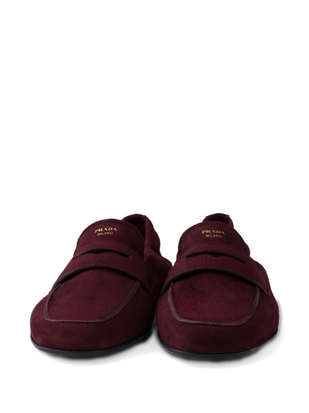 logo-print penny-strap loafers - 3