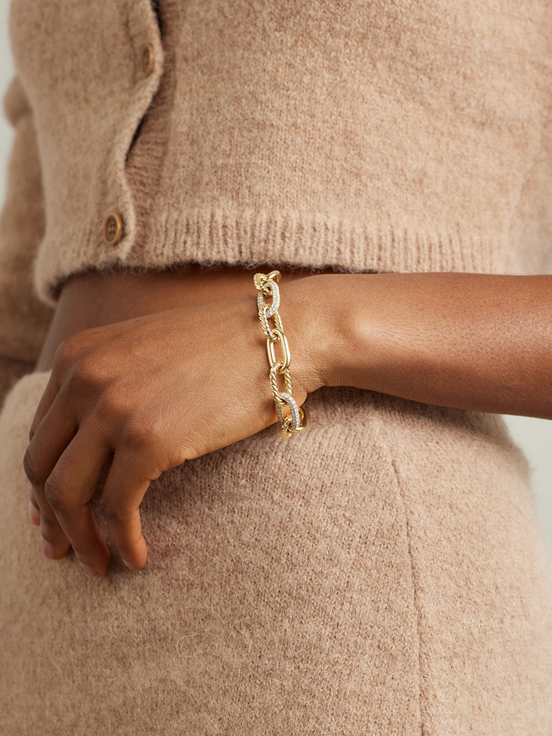 DAVID YURMAN Madison 18-karat Gold Diamond Bracelet outlook