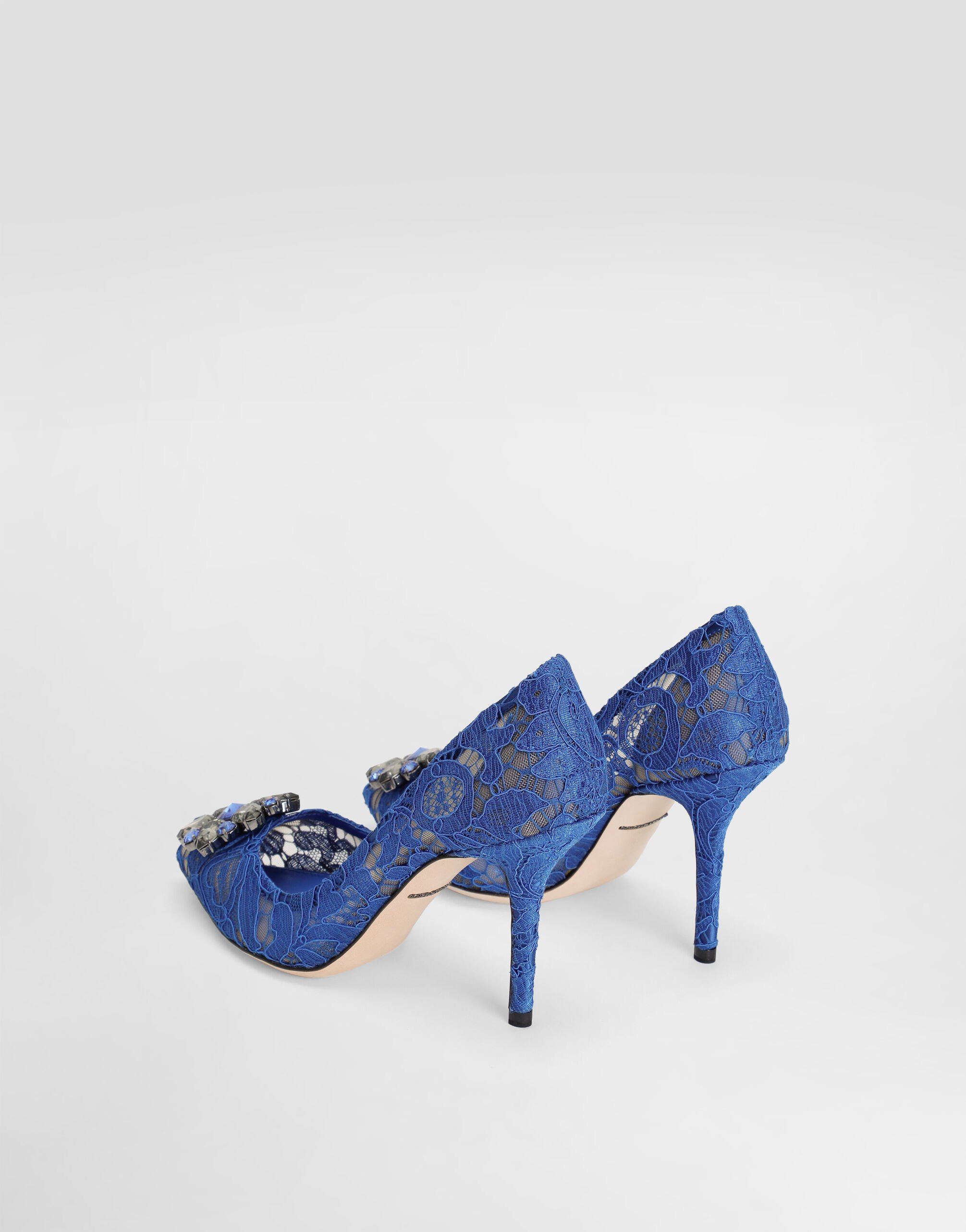 Pump in Taormina lace with crystals - 3