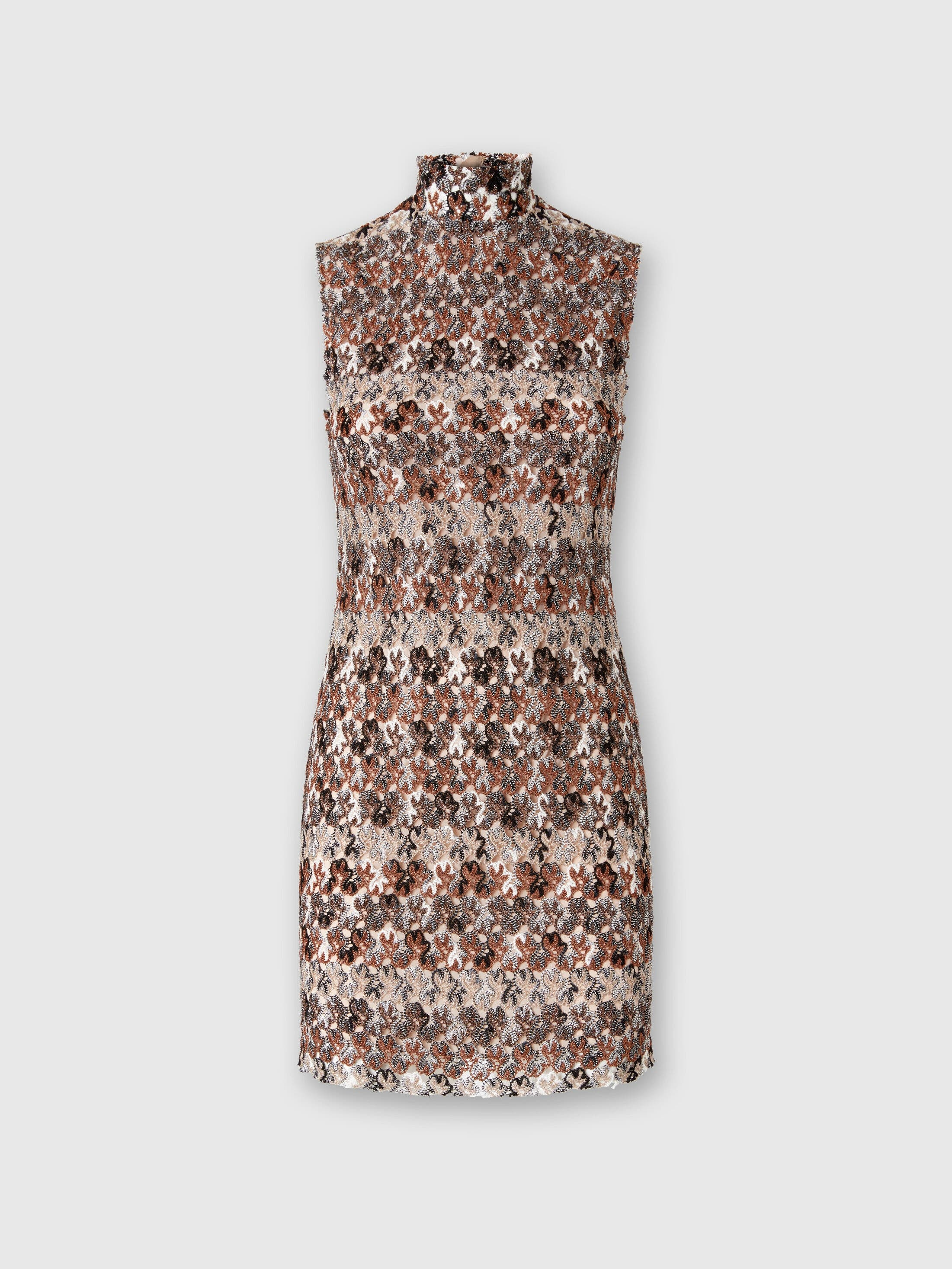 Missoni High-neck Mini Dress In Embroidered Lace in Multicoloured 2 at Nordstrom - 1