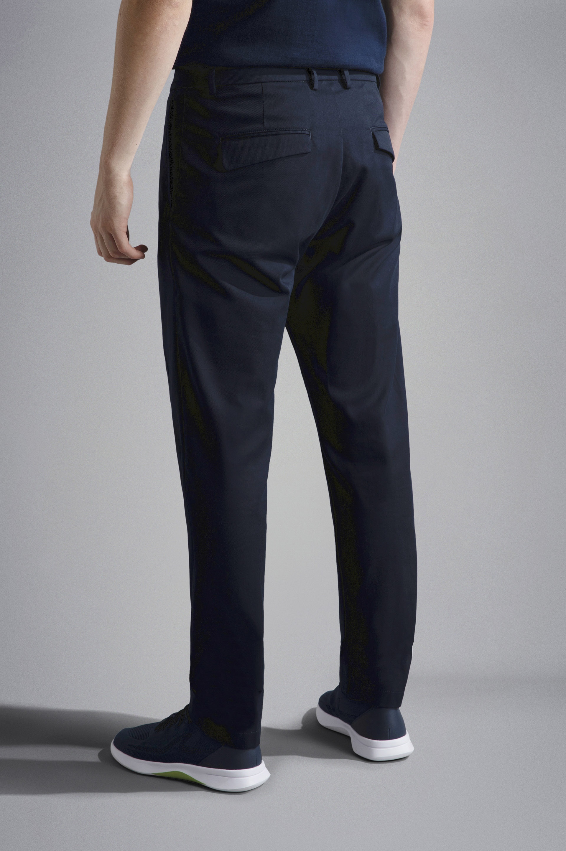 COTTON STRETCH CHINO TROUSERS - 3