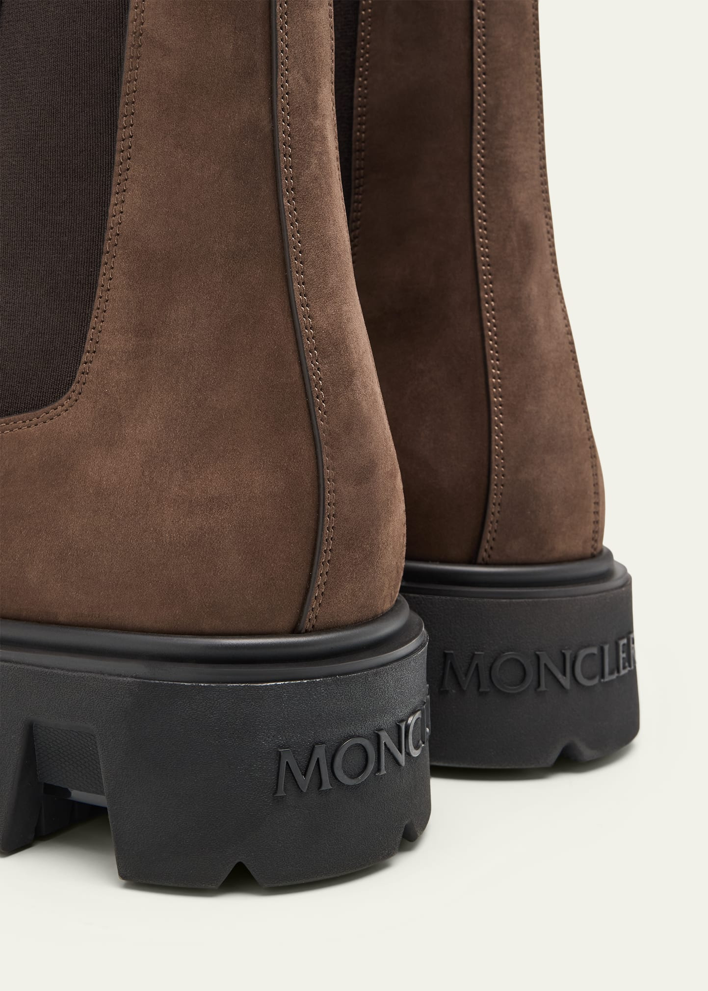 Men's Peak City Nubuck Lug-Sole Chelsea Boots - 6