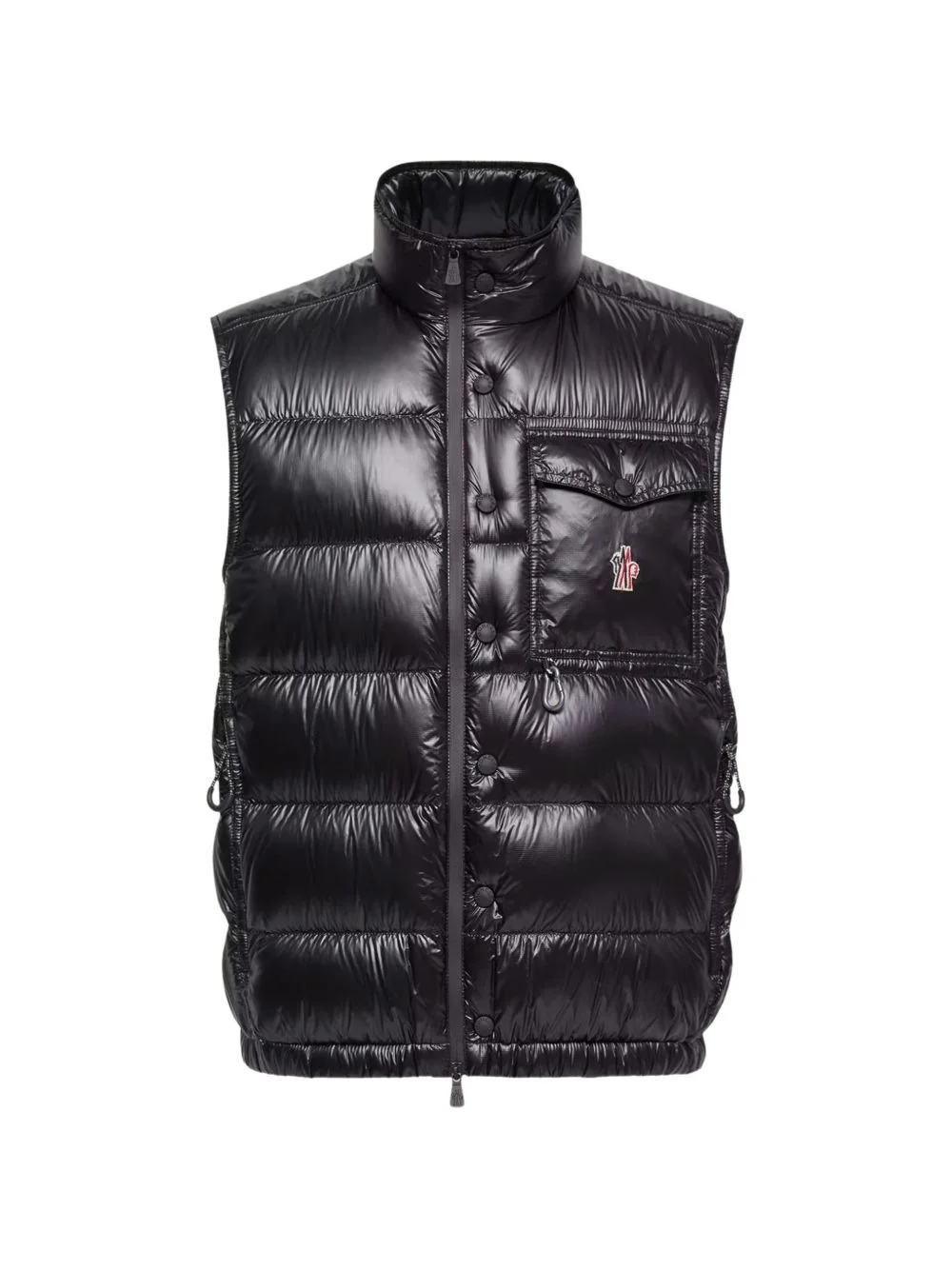 quilted padded gilet - 1