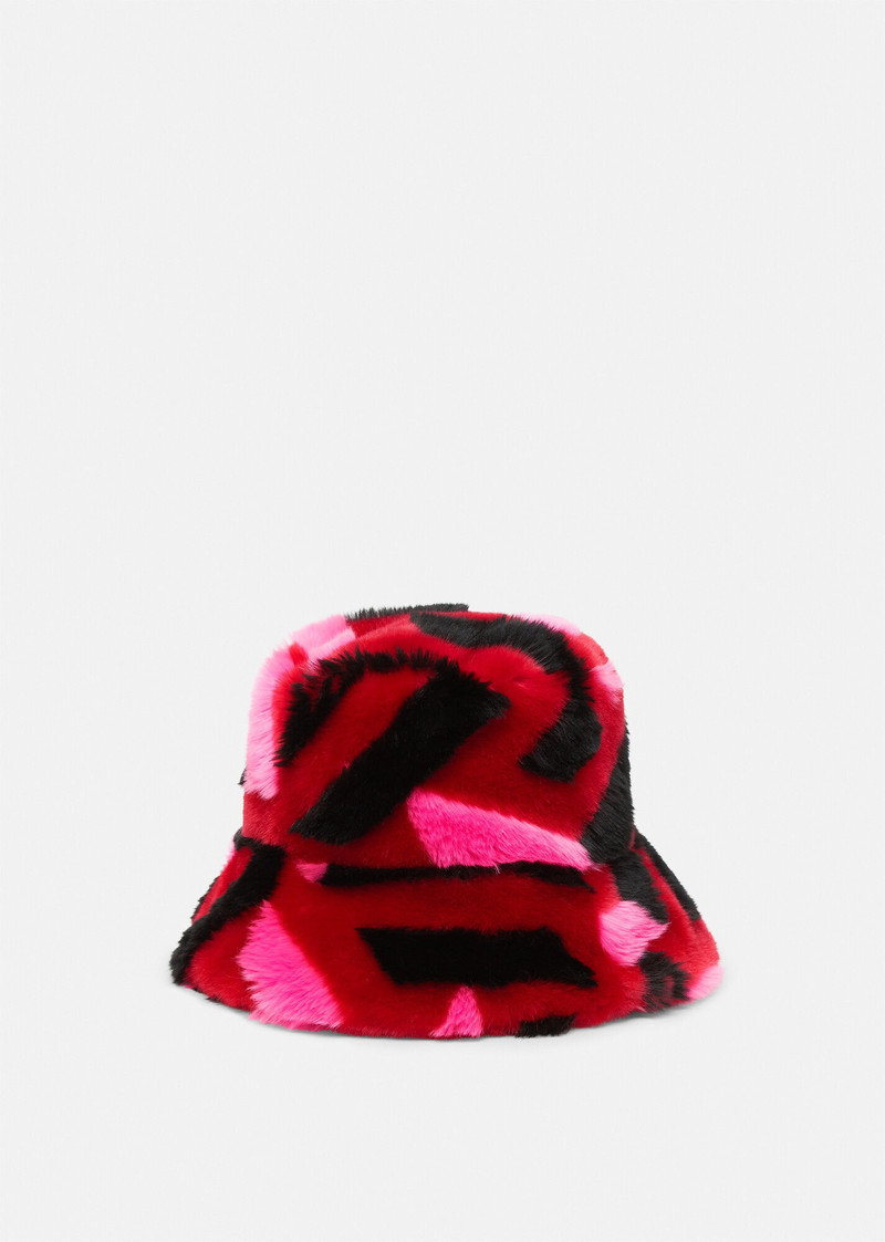 La Greca Faux Fur Bucket Hat 3