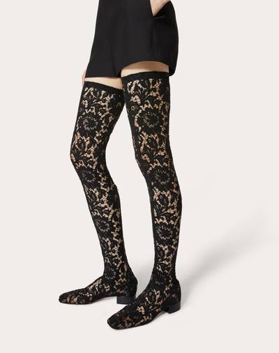Valentino OVER-THE-KNEE LACE BOOTS 30MM outlook