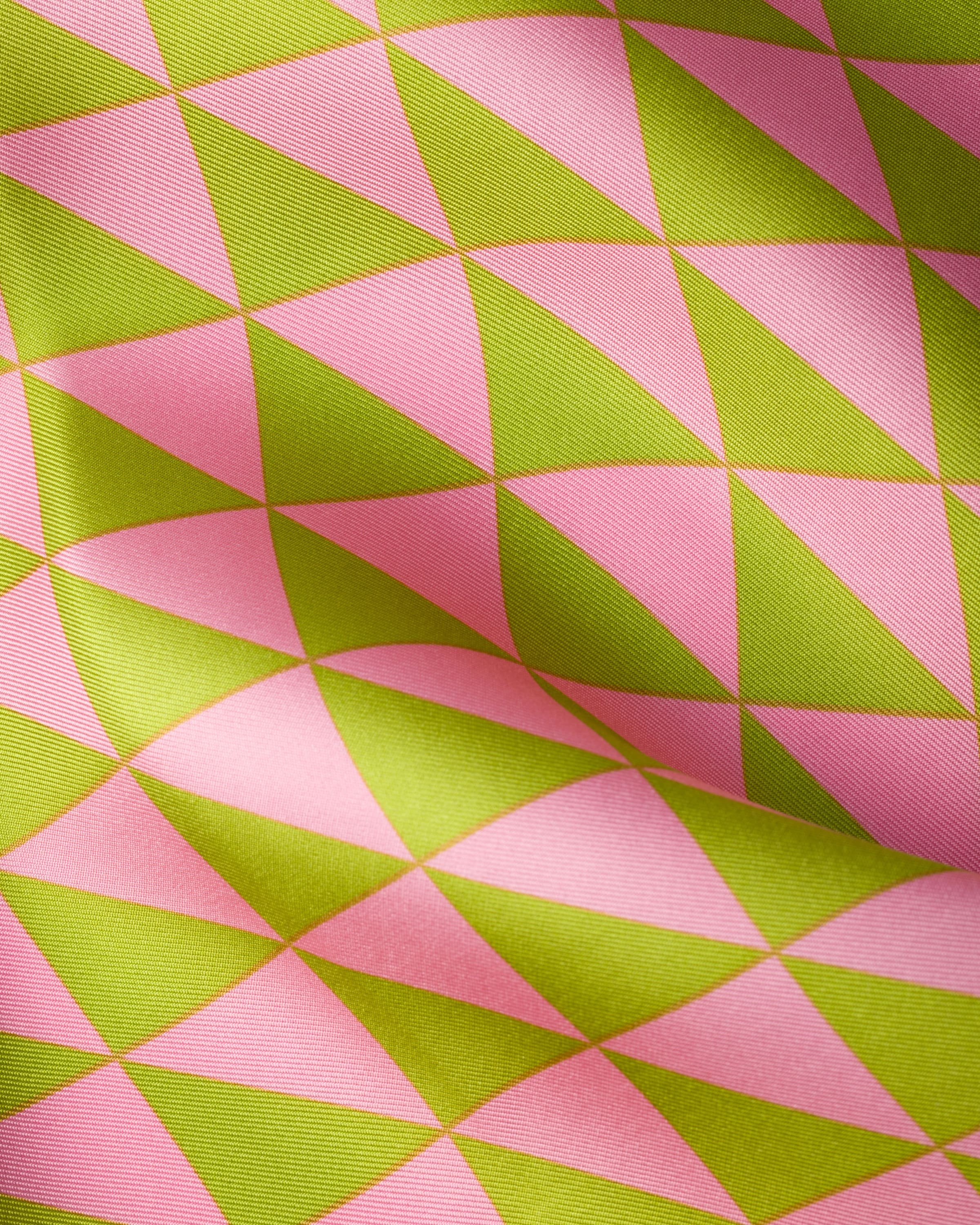 Printed silk twill scarf - 2