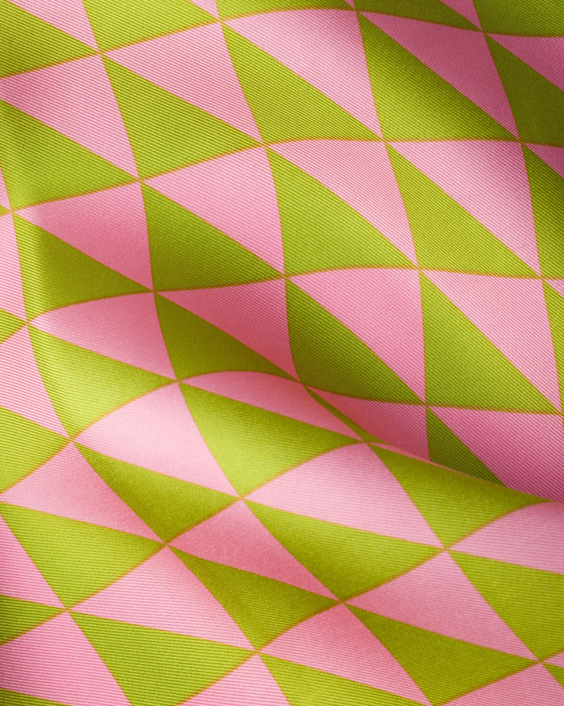 Prada Printed silk twill scarf outlook