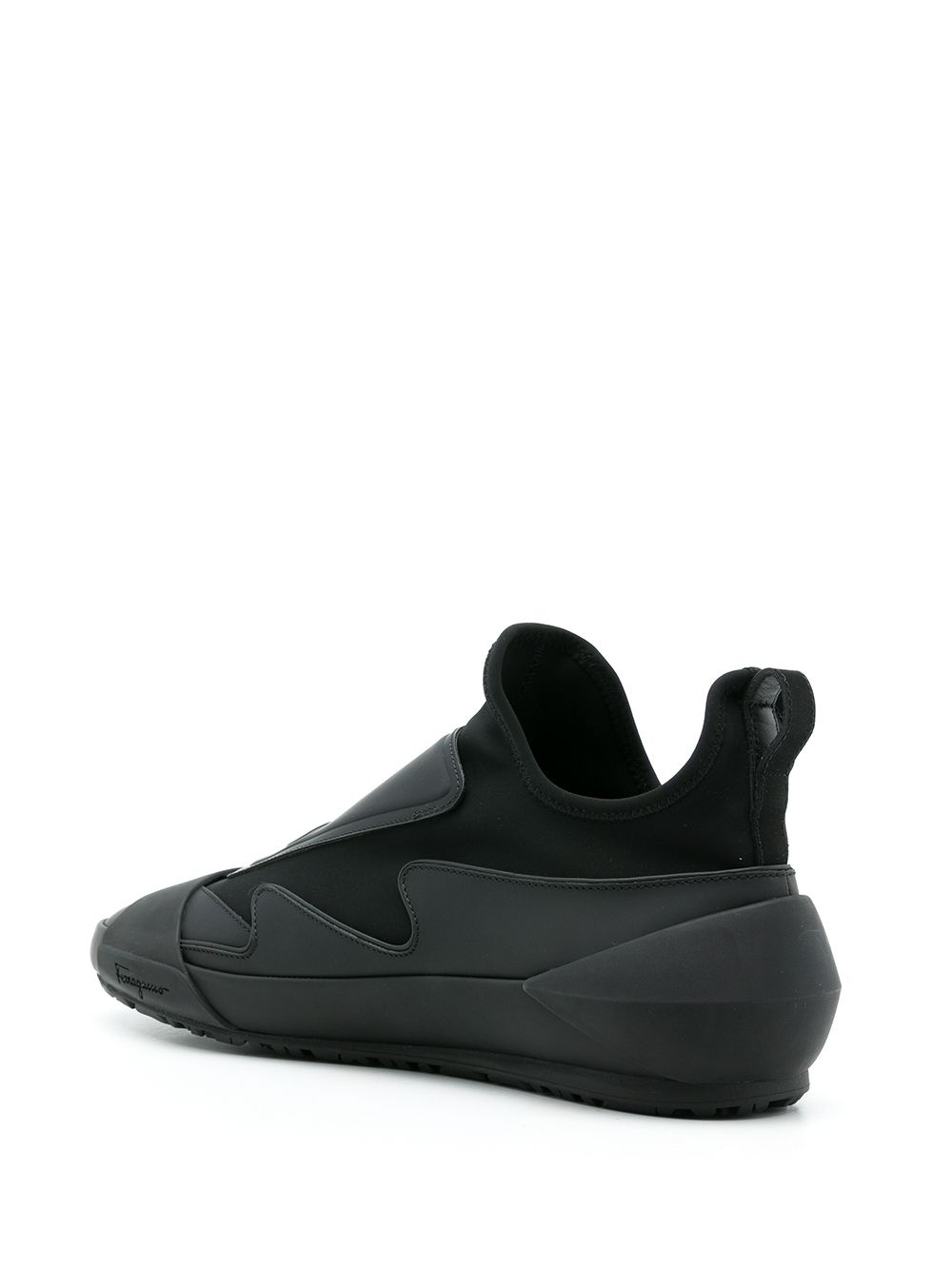 panelled slip-on sneakers - 3