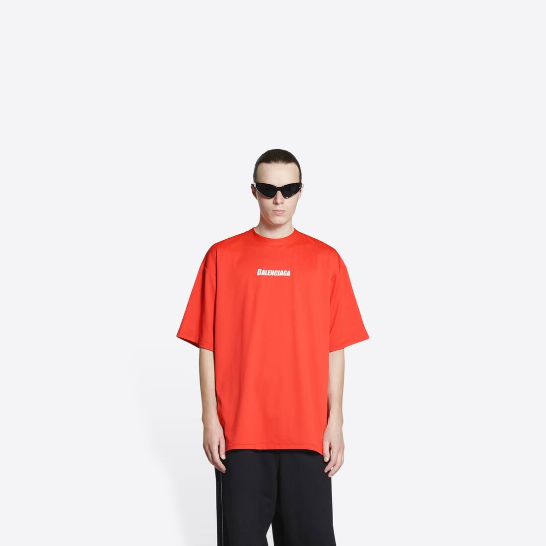 Men's Swim T-shirt in Red - 3