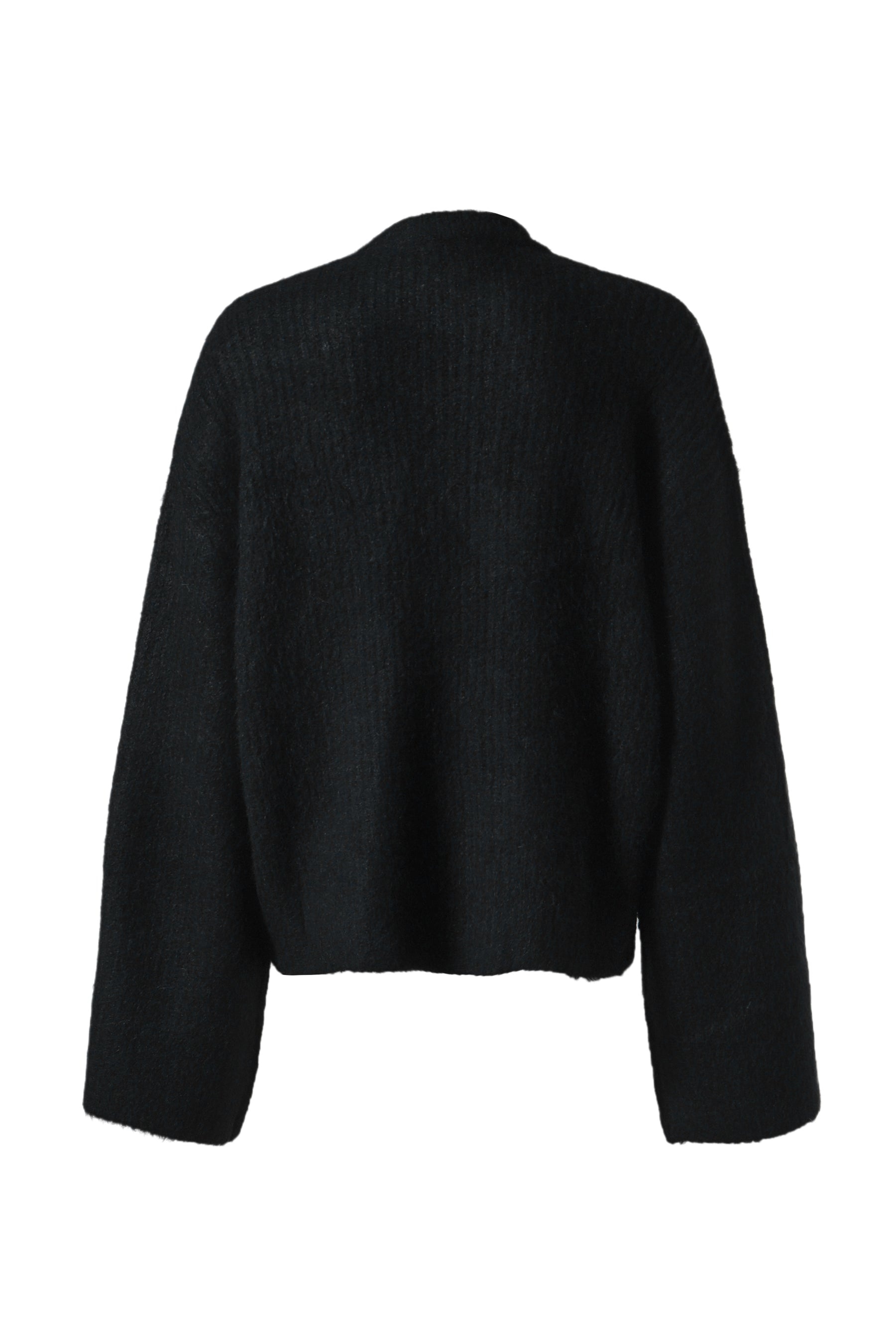 HEAVY KNIT CREW / CROW - 2