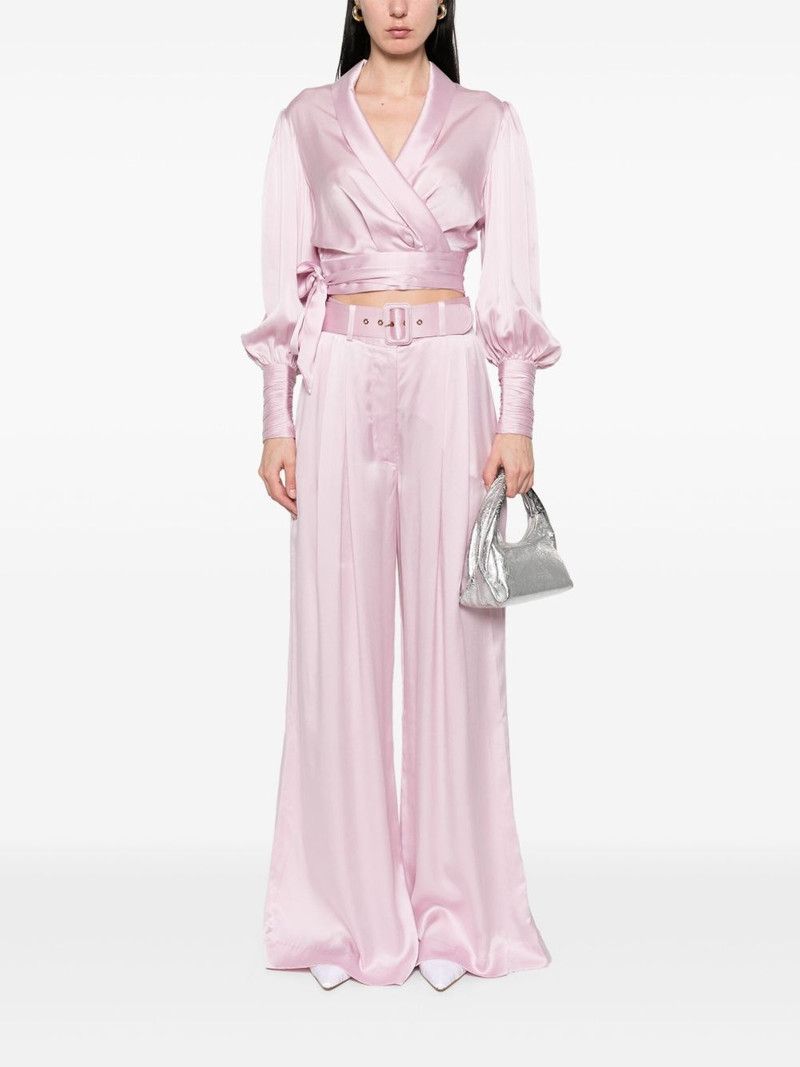 Zimmermann silk tuck pants outlook