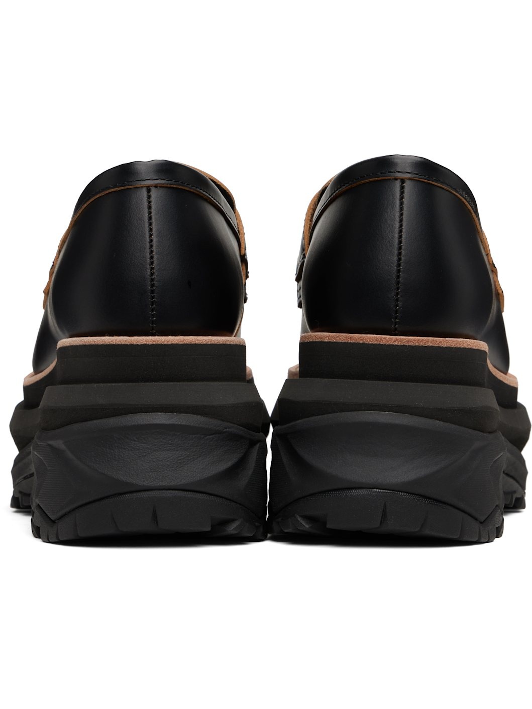 Black Leather Loafers - 2