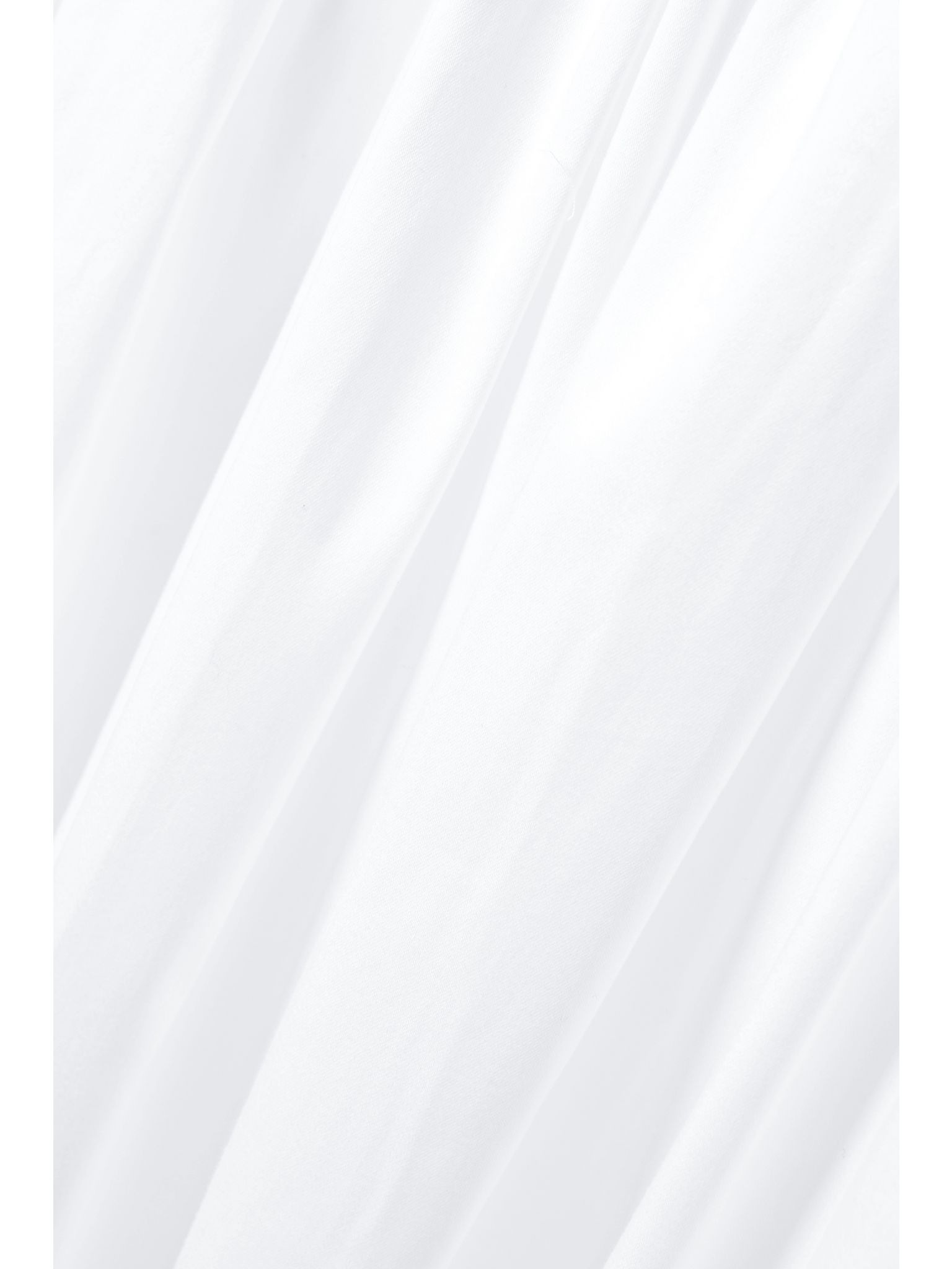 Lauryn strapless gathered cotton-blend midi dress White - 4