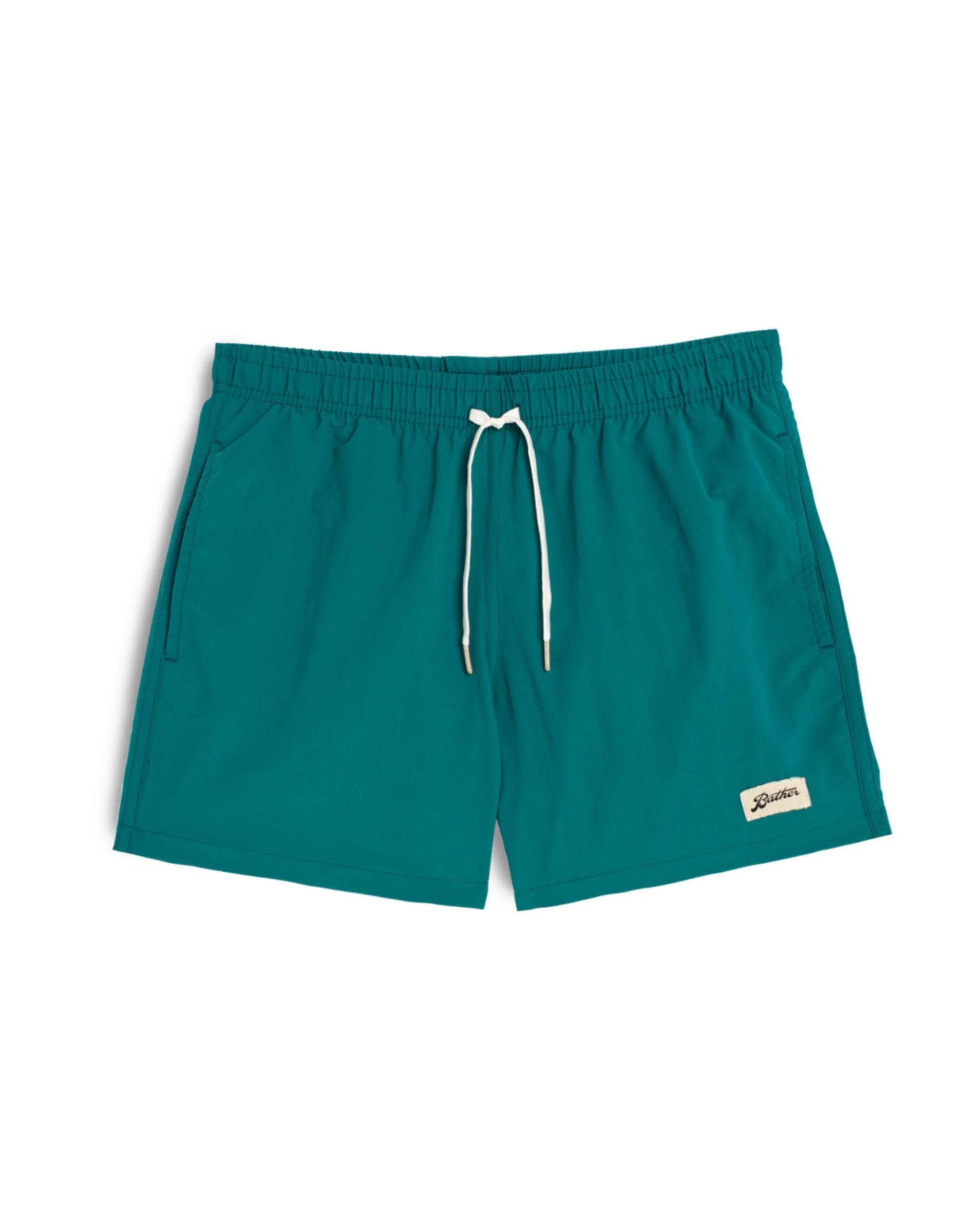 Solid Marine Swim Trunk - 1