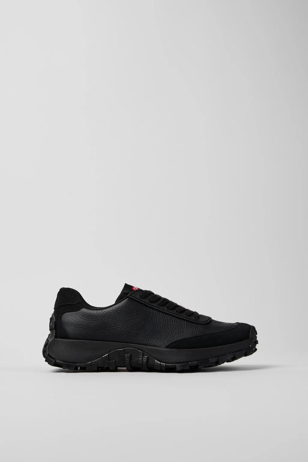 Drift Trail Black Recycled PET and Leather Sneakers for Women. - 1