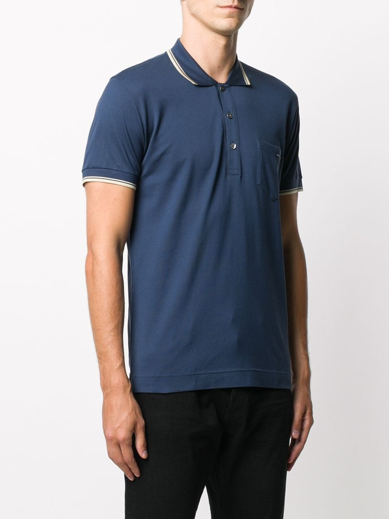 logo patch polo shirt 3