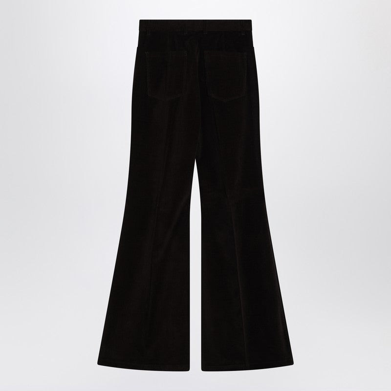 Ferragamo Espresso Flared Pants Women - 2