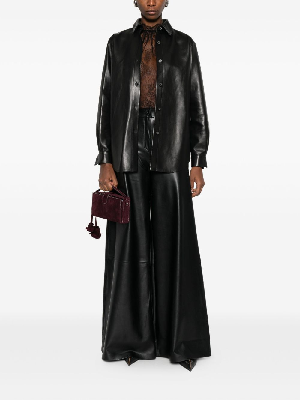 leather shirt - 2