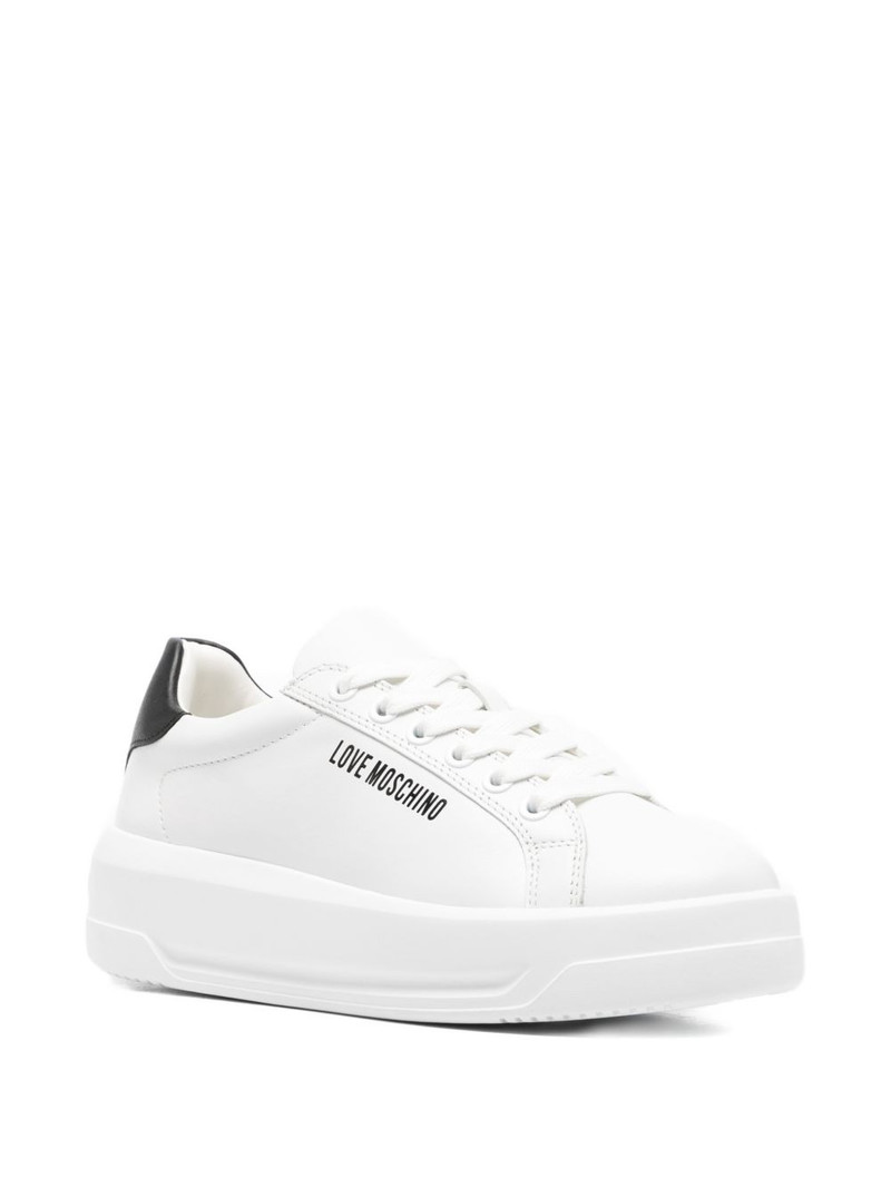 Moschino logo sneakers outlook