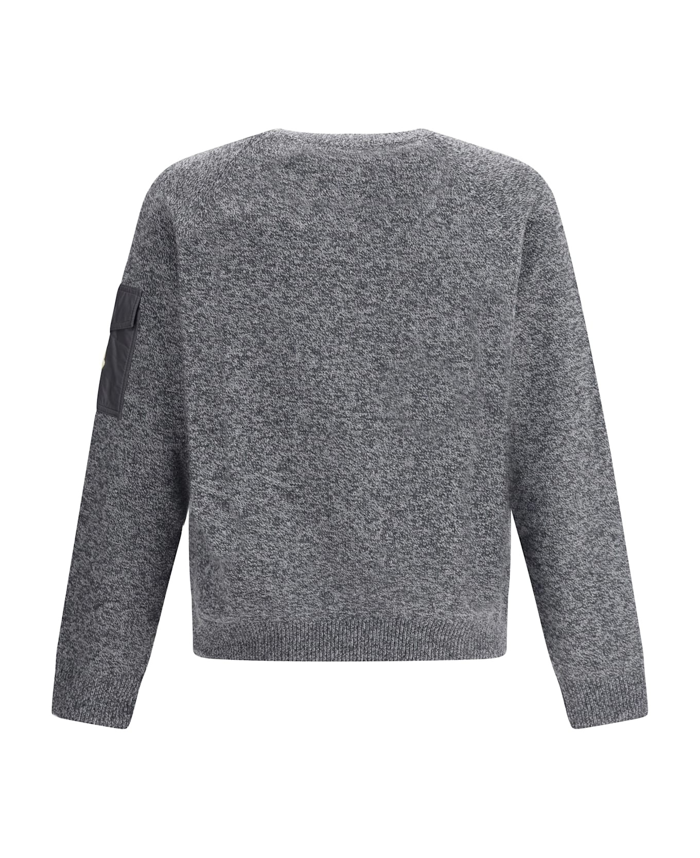 Wool Mouliné And Cashmere Sweater - 2